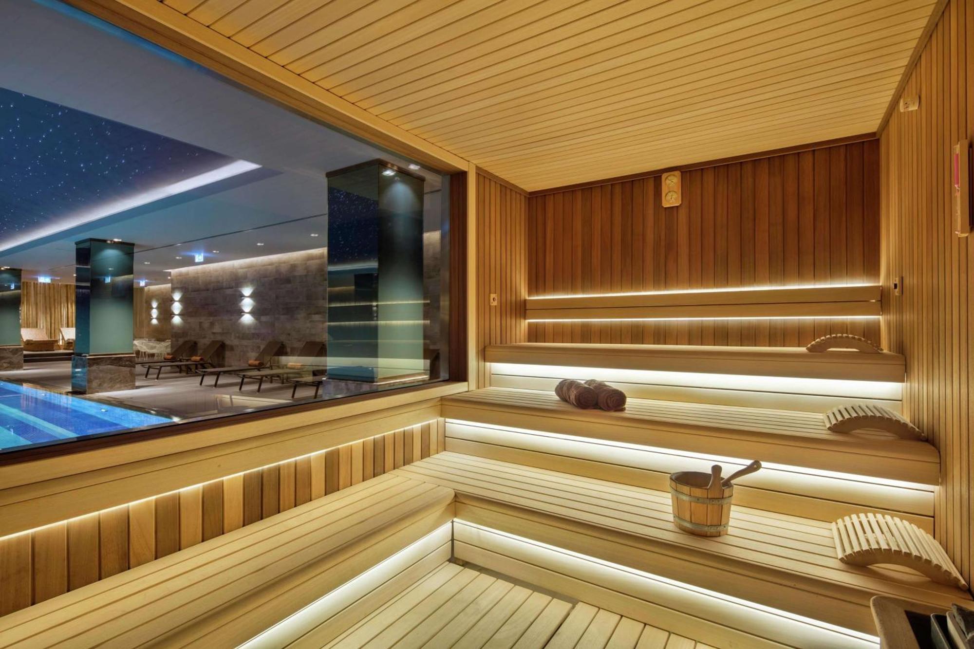 Отель Doubletree By Hilton Скопье Экстерьер фото Sauna