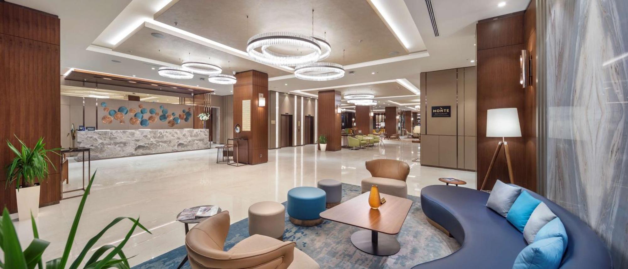 Отель Doubletree By Hilton Скопье Экстерьер фото Lobby